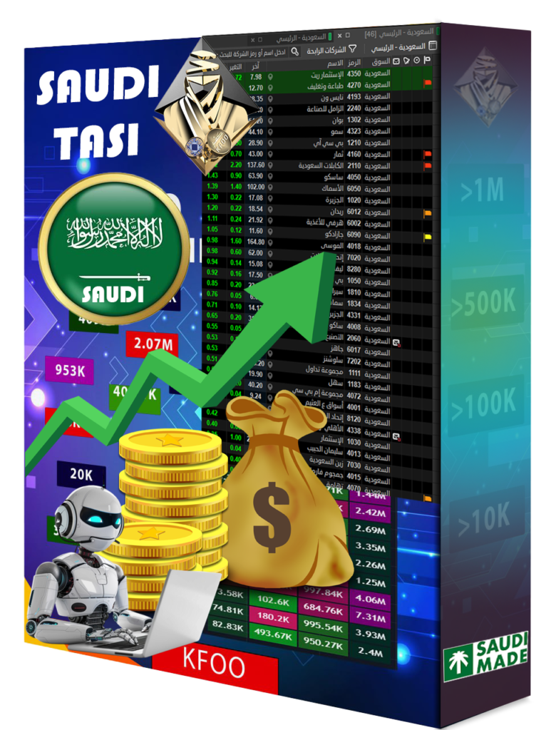 منصة منارة كفو للسوق السعودي هي منظومة تحليل متكاملة تعمل بالذكاء الاصطناعي تقوم بتحليل الحركة الفنية والمالية على شركات السوق السعودي حيث تقوم منصة منارة كفو بتحليل الأسهم المحتمل ارتفاعها باستخدام أقوى تقنيات بالعالم  مهام المنصة وكيف طريقة عملها:- ✔ تحليل الفني والمالي بالذكاء الاصطناعي على جميع الأسهم في جزء من الثانية. ✔ قراءة عمق السوق بطريقة متطورة جدا تعتمد على خوارزميات ومعادلات للكميات عالية الدقة لقرائه حركة الشموع والاتجاه. ✔ تحديد اماكن احتمال الانفجارات السعرية المتوقعة على الأسهم السعودية وهي الاسهم التي تجدها بالنسب العليا . ✔ رصد اماكن التجميع والتصريف لصناع السوق واصحاب السيولة العالية . ✔ رصد جميع الدايفرجنس الإيجابية والسلبية وفرزها وتحديدها على كل فريم من خلال مؤشر كفو RSI PRO. ✔ رصد البمبات والدمبات بدقة عالية . ✔ رصد الاتجاه وتحديد أهداف وستوب لوز احترافي من خلال تحليل فني بالذكاء الاصطناعي. ✔ معرفة أماكن الدخول والخروج للصفقات  بشكل احترافي. ✔ رصد الدعوم والمقاومات بالذكاء الاصطناعي. ✔ ترصد البيانات والقراءة والمعلومات من خلال مؤشرات كفو الاحترافية  التي تعمل على تحليل البيانات من منصة tradingview ✔ رصد الوقت للتنبيه ونسبة السيولة المتوقعة وتحديد عمق السوق . ✔ فرز الاسهم وجعلها في المفضلة للمتابعة الدقيقة. ✔ تعتبر منصة كفو للتحيل الفني والمالي أقوى منظومة في العالم لإعطاء المتداول حلول مبتكره للدخول والخروج دون اللجوء لاي طرف آخر انت قائد نفسك وانت المحترف . ✔ للاستخدام الفردي المرجو قرائه الشروط والاحكام . ✔ منصة كفو مستقلة تماما ولا تعمل على اي تطبيق اخر . ✔ حاصلة شركة كفو على اكثر من 6 شهايد أيزو عالمية مسجلة دوليا ومعتمدة .
