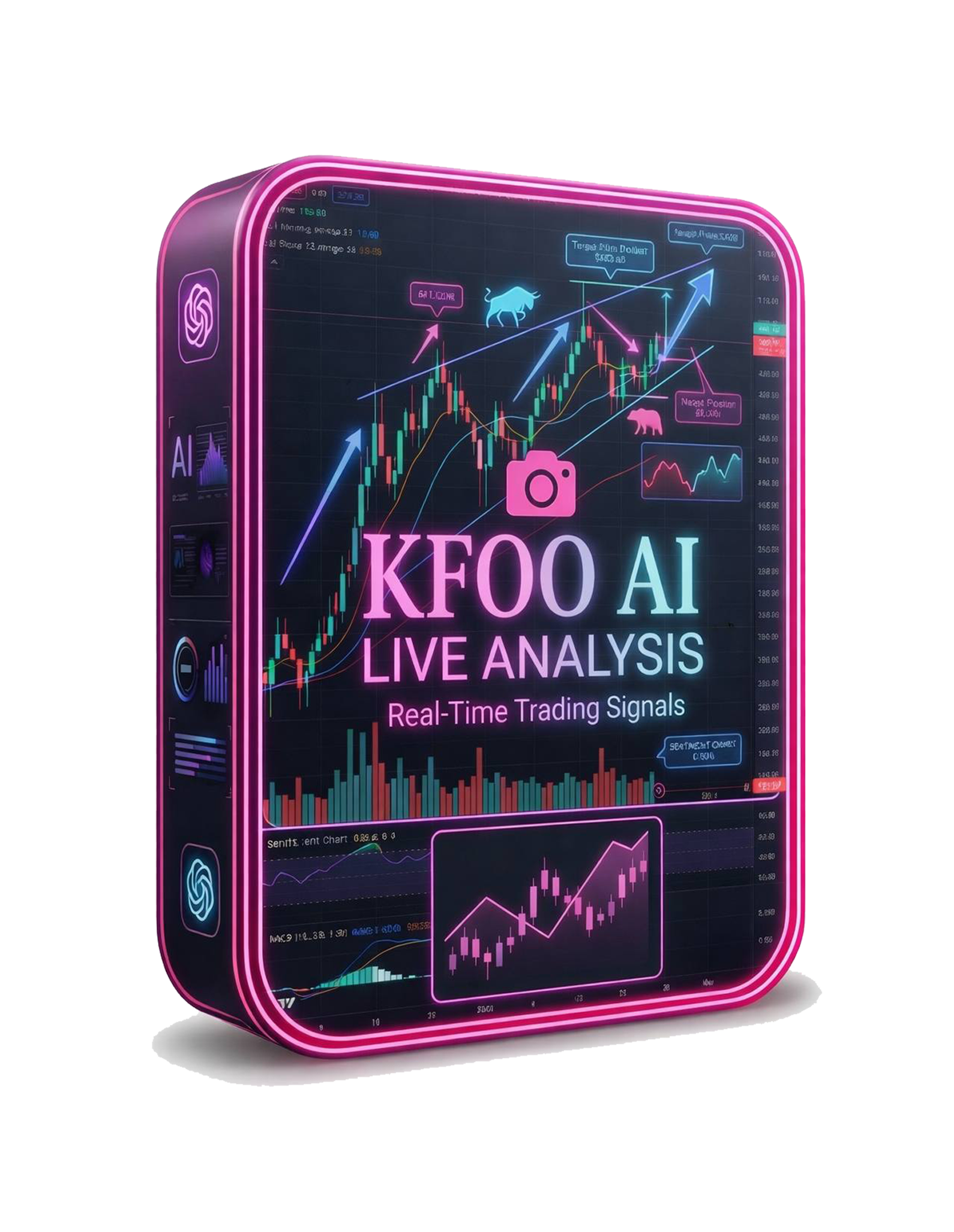 kfoo live came تحليل صورة الشارت بالذكاء الاصطناعي KFOO AI يقوم بتحليل صورة الشارت بدق عالي واعطائك نتئج اكثر من 22 تحليل احترافي مع تحليل لحظي ونسبة الاتجاة المتوقعه