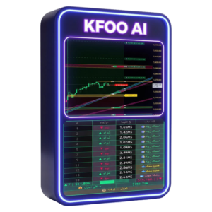 تحليل صورة الشارت بالذكاء الاصطناعي KFOO AI يقوم بتحليل صورة الشارت بدق عالي واعطائك نتئج اكثر من 22 تحليل احترافي مع تحليل لحظي ونسبة الاتجاة المتوقعه مؤشر kfoo ai new